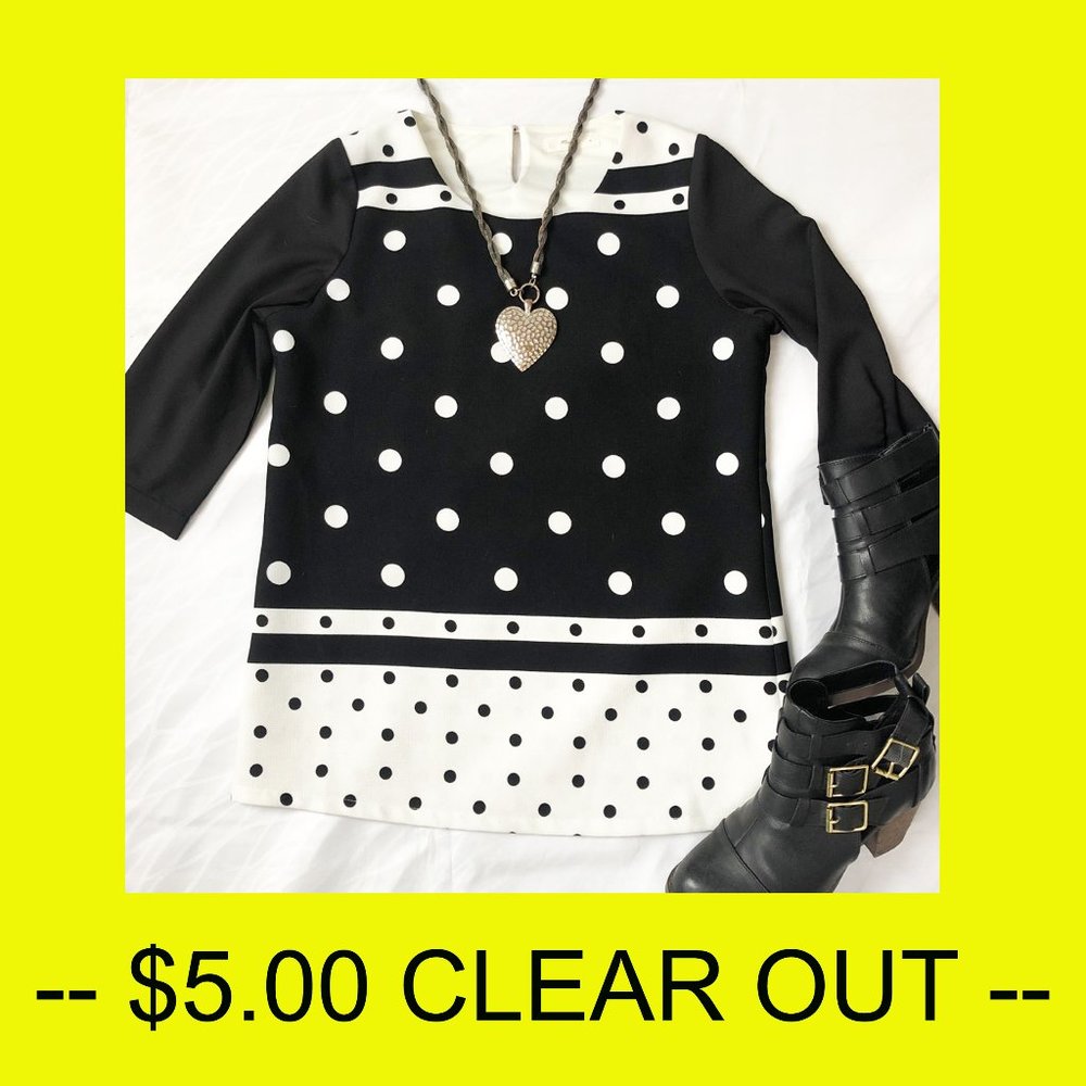 Mayuki polka dot tunic